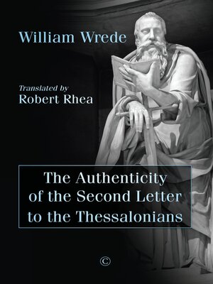 cover image of The Authenticity of the Second Letter to the Thessalonians